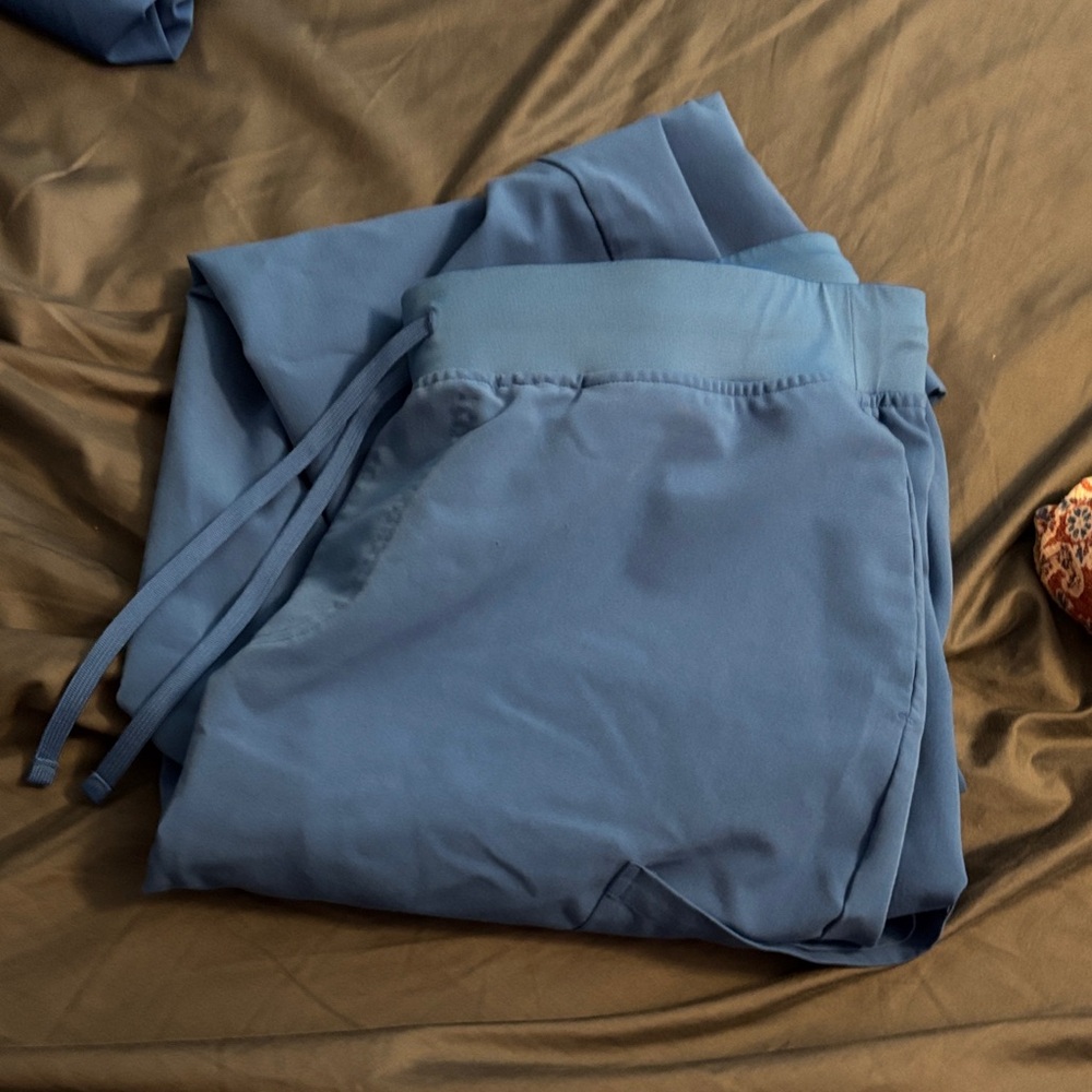 Mandala boot cut scrub pants